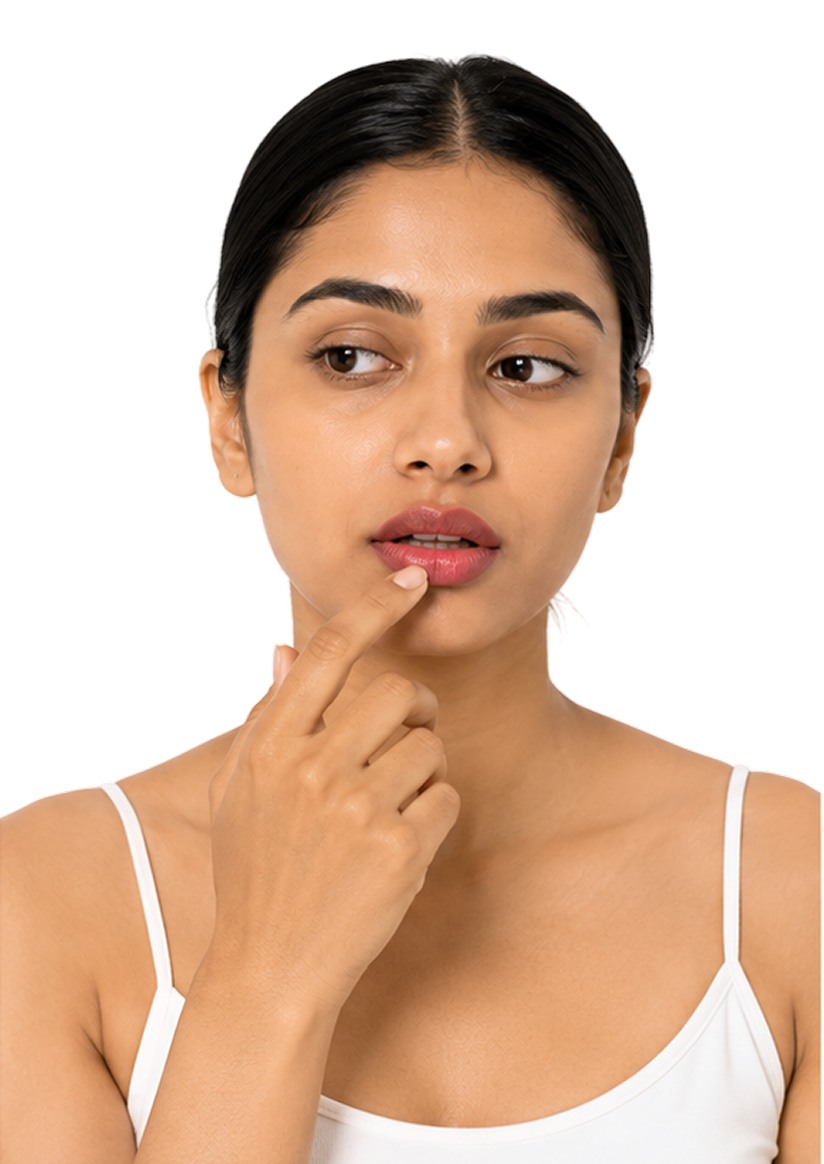 Cool or Faded Lips