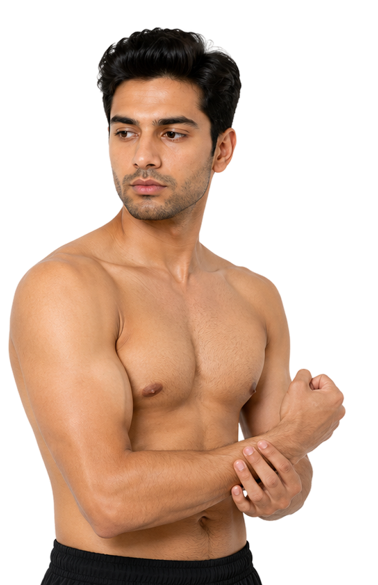 Lack of Muscle Definition